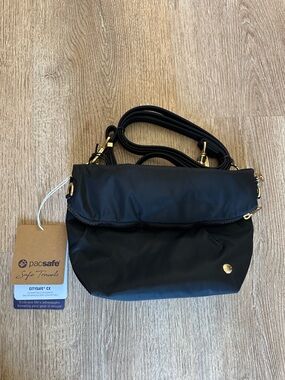 NWT Pacsafe Citysafe CX Black Travel Crossbody Bag